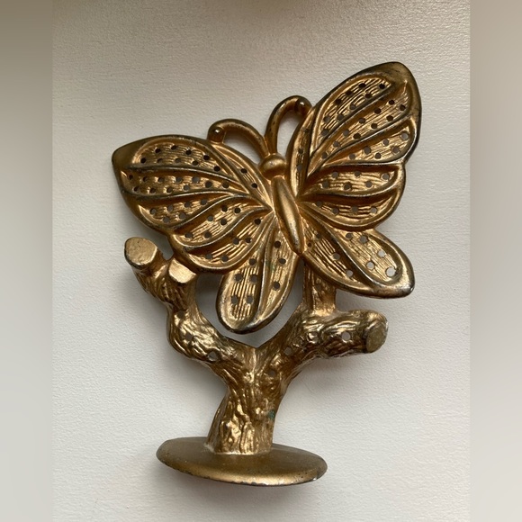 Jewelry - Vintage butterfly earring tree
